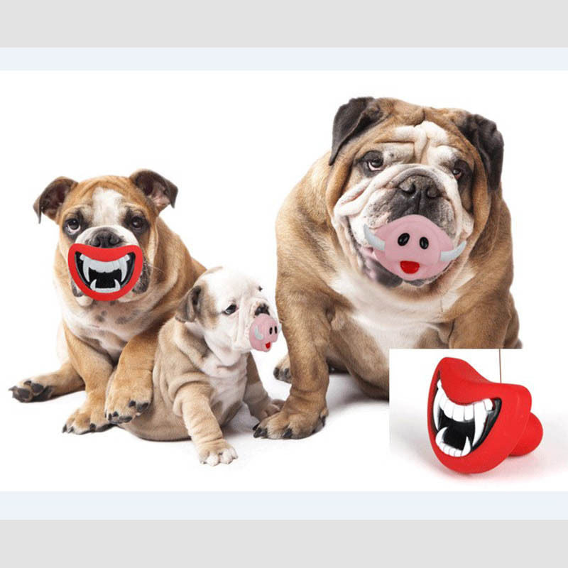 Funny Chewy Squeaky Dog Toy - Devil's Lips – Giant Pet Supply