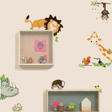 Cute Animal Wall Stickers for Kids Bedroom