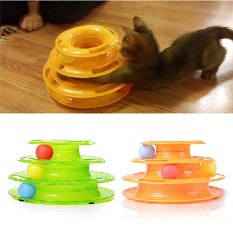 Cat toy tower of tracks hotsell