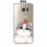 Adorable Transparent and Thin Animals Covers for Samsung Galaxy and Edge