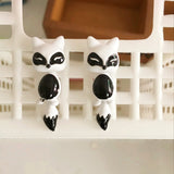 Cute Fox Stud Earrings for Girls